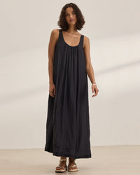Velvet by Graham & Spencer Bayou Tank Maxi Dress in Black