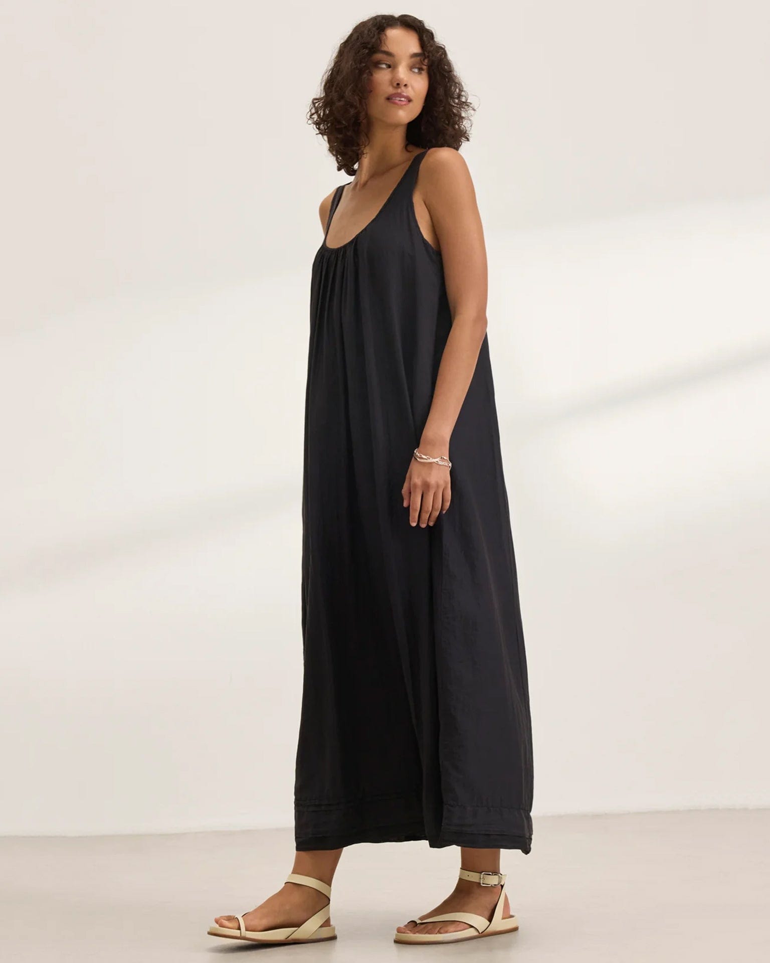 Velvet by Graham & Spencer Bayou Tank Maxi Dress in Black