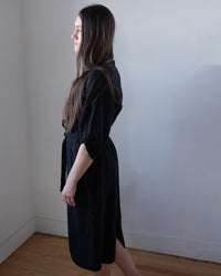 Velvet by Graham & Spencer Carmen 3/4 Sleeve Dress in Black