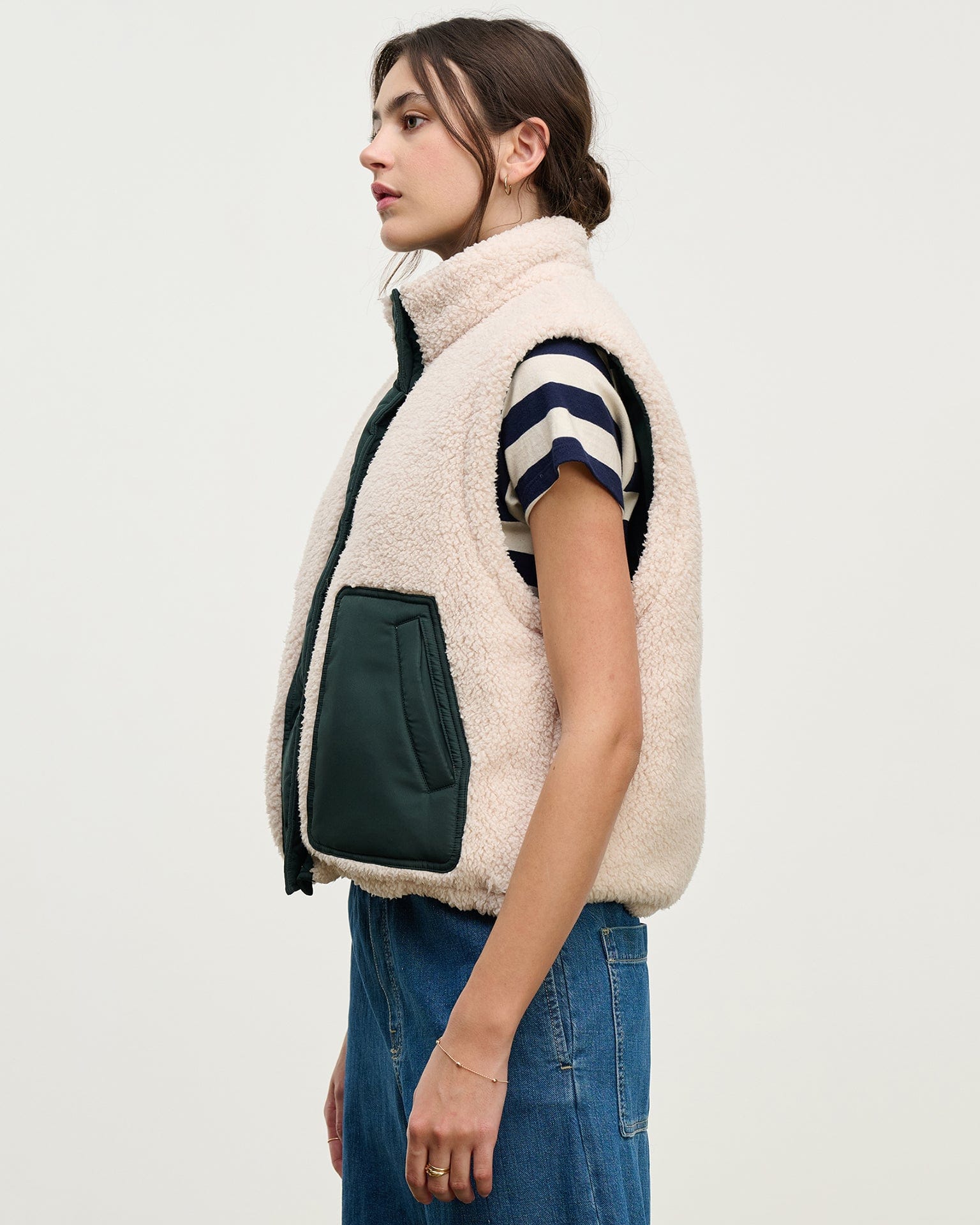 Velvet by Graham & Spencer Cathy Vest in Alpine