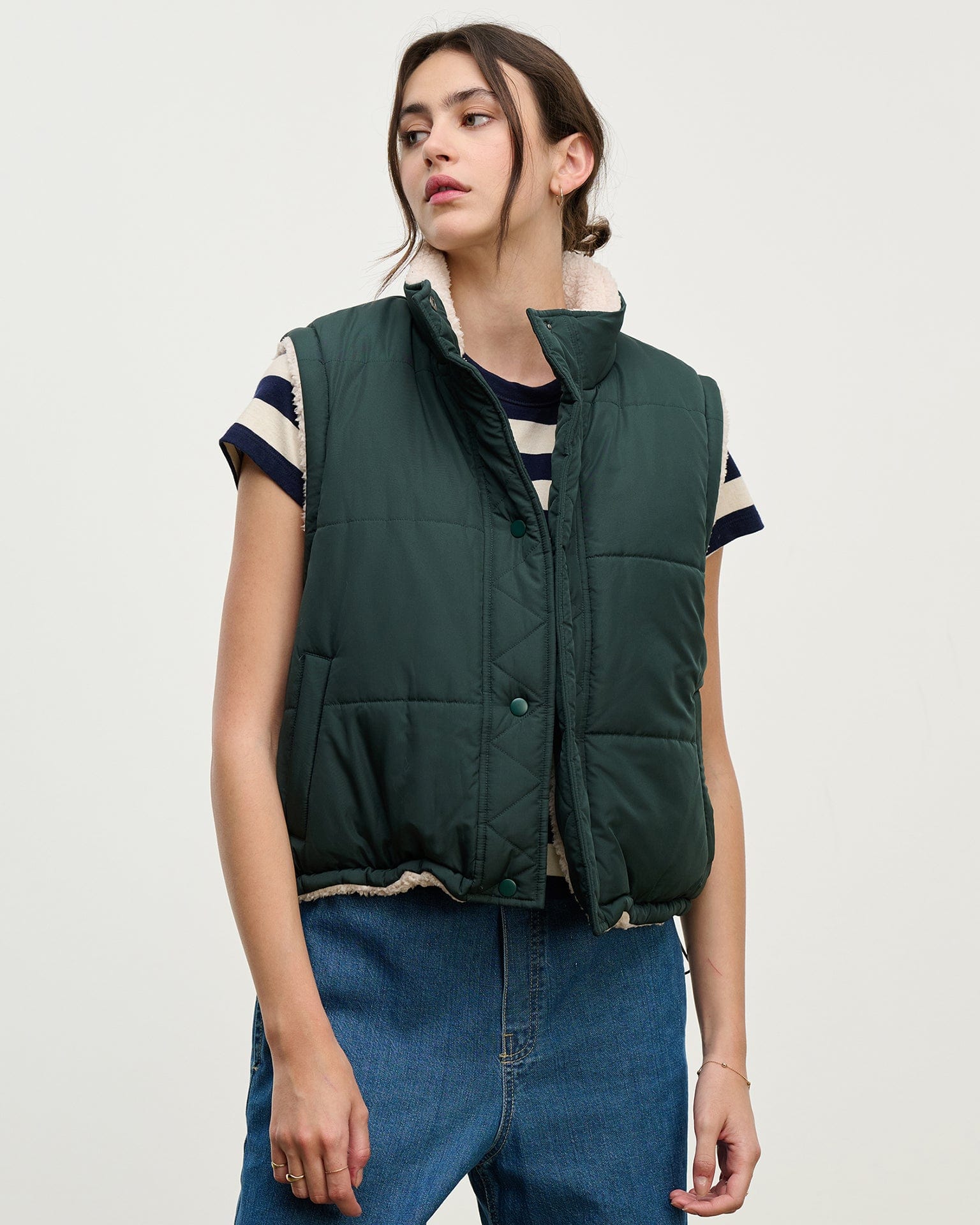 Velvet by Graham & Spencer Cathy Vest in Alpine