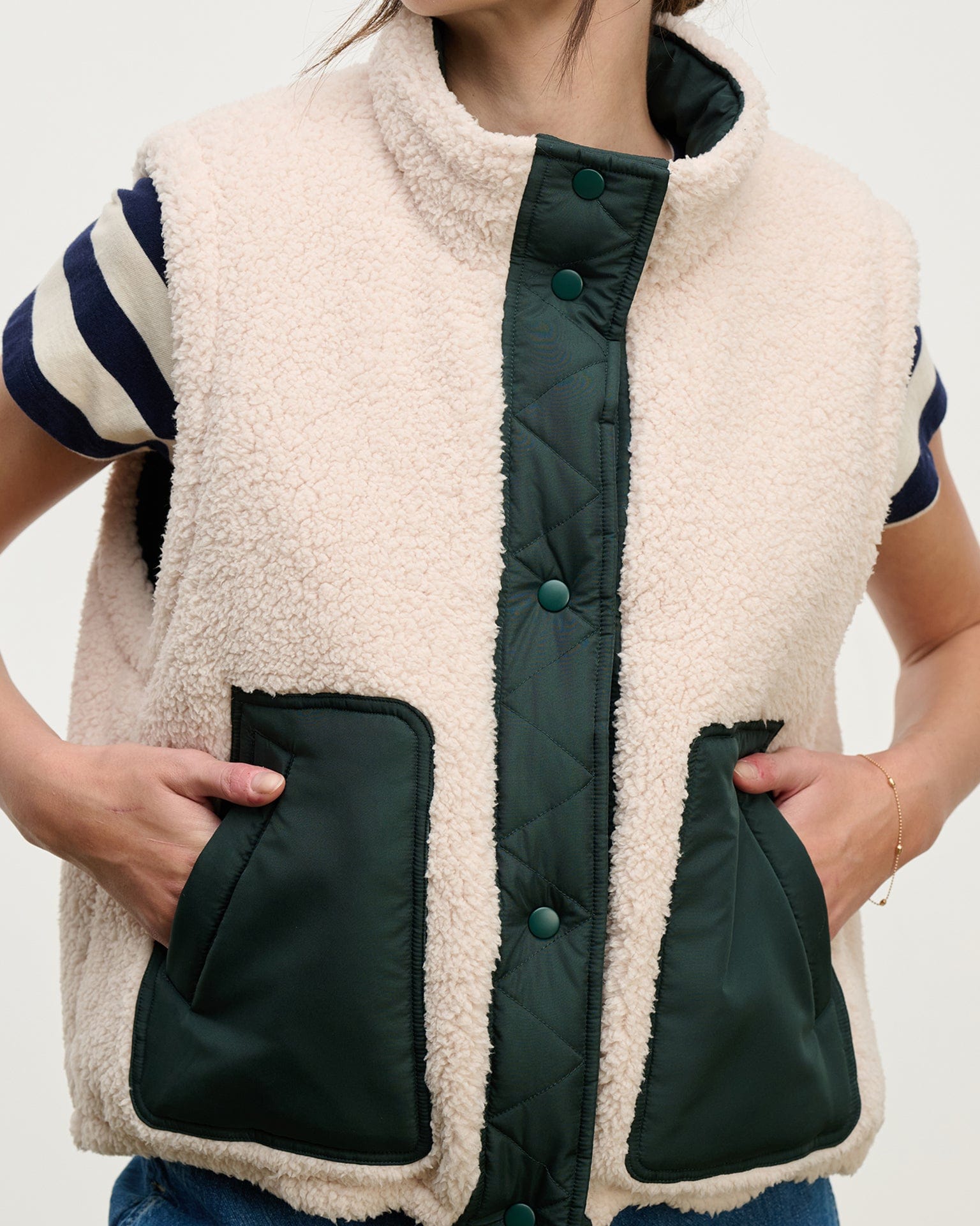 Velvet by Graham & Spencer Cathy Vest in Alpine