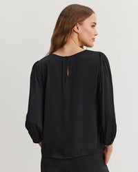 Velvet by Graham & Spencer Esme L/S Top in Black