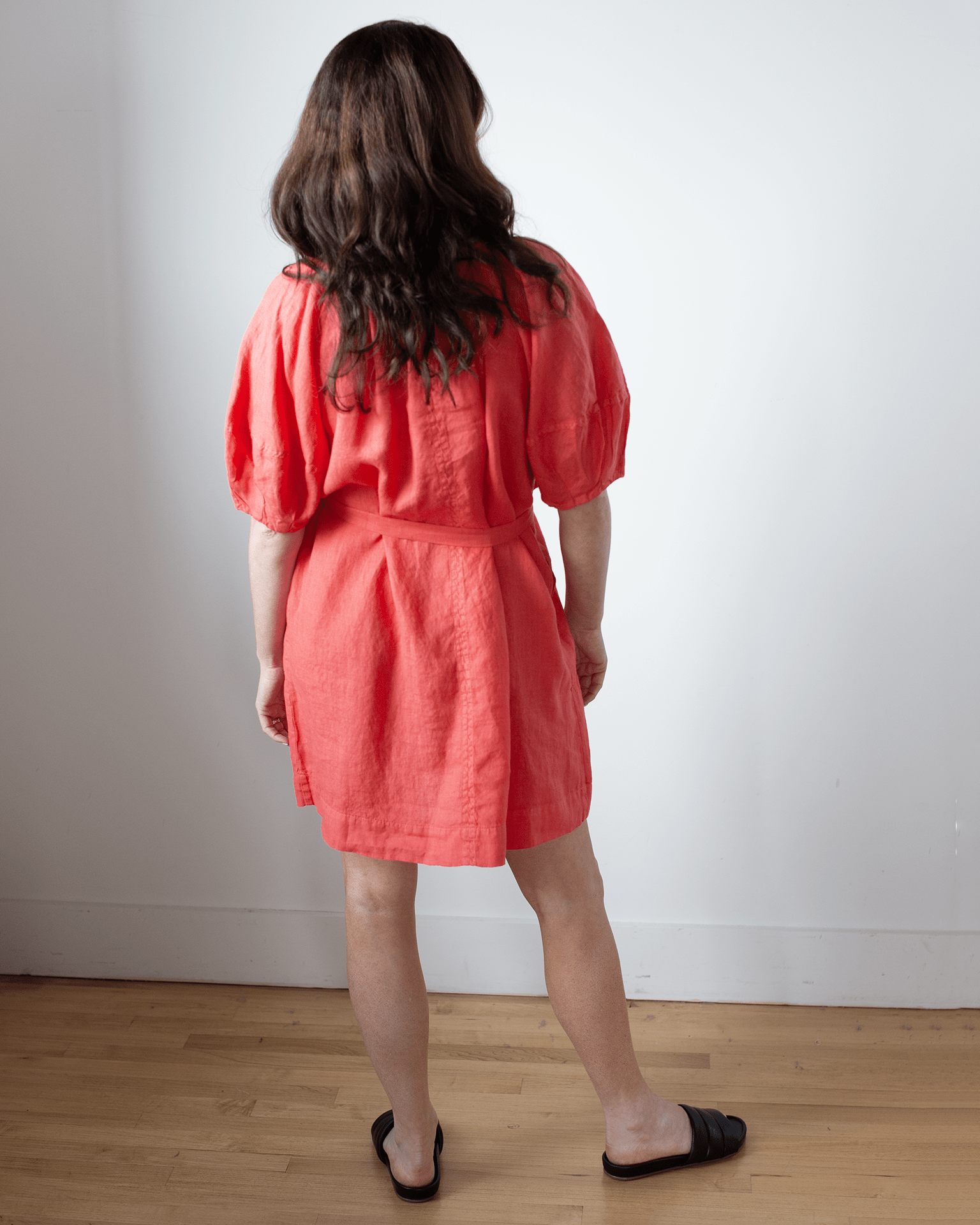 Velvet by Graham & Spencer Greta 3/4 Slv Midi Dress in Taffy