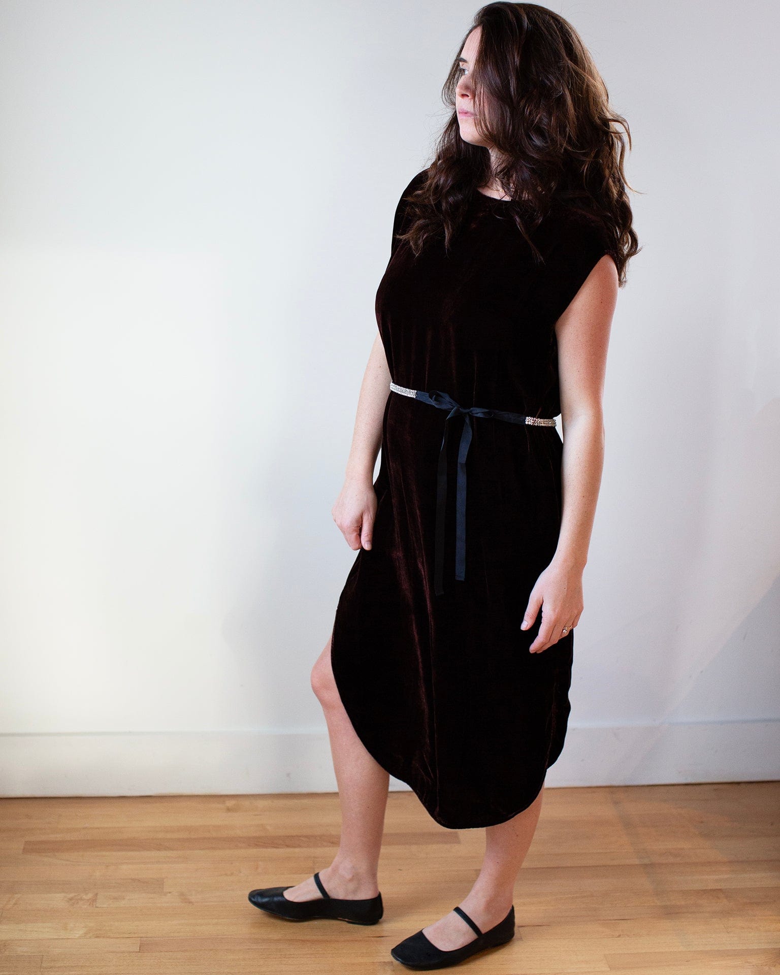 Velvet by Graham & Spencer Harper S/S Dress in Burlwood