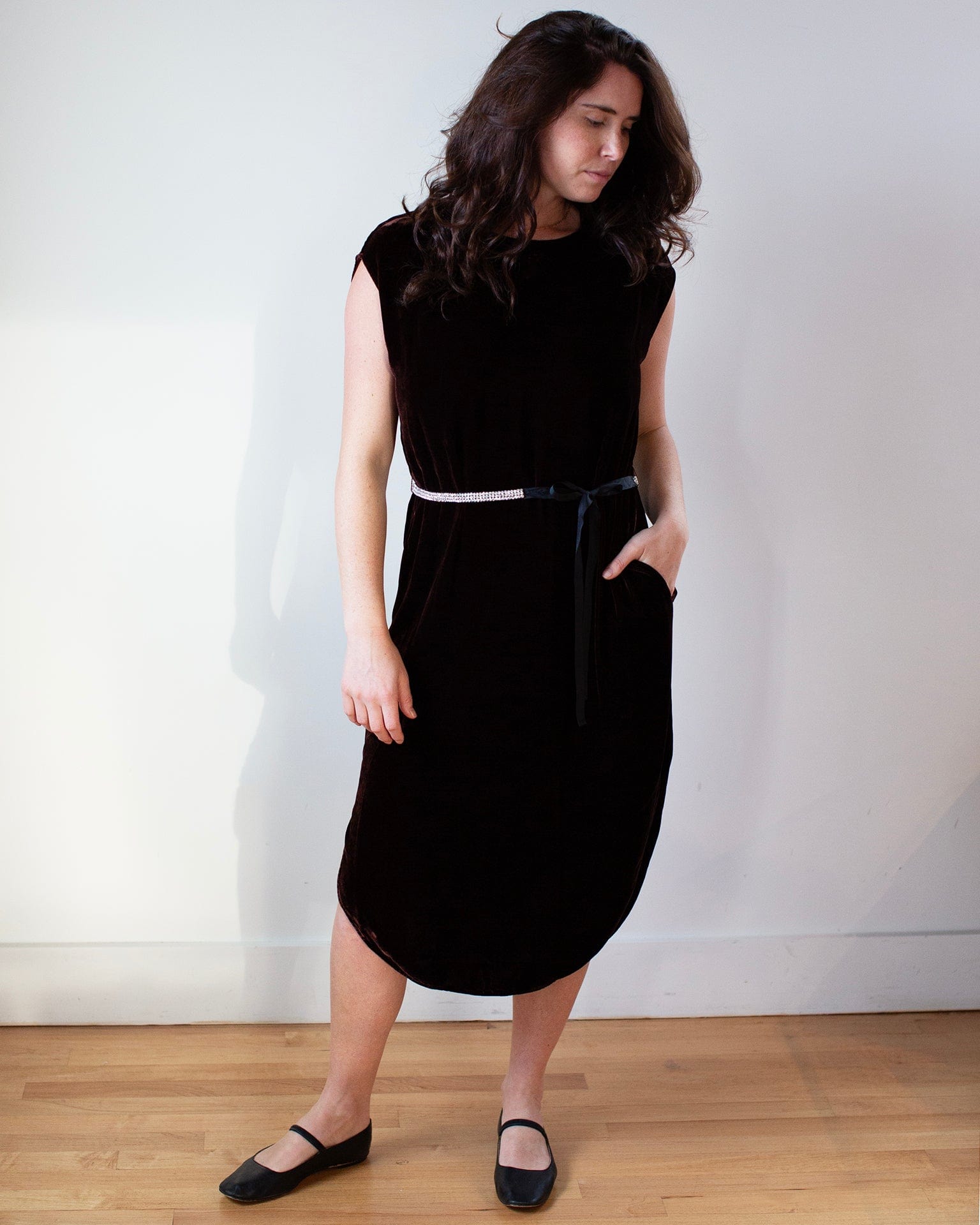 Velvet by Graham & Spencer Harper S/S Dress in Burlwood