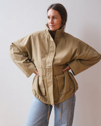 Velvet by Graham & Spencer Hunter Parka Jacket in Barley 2 - Bliss Boutiques