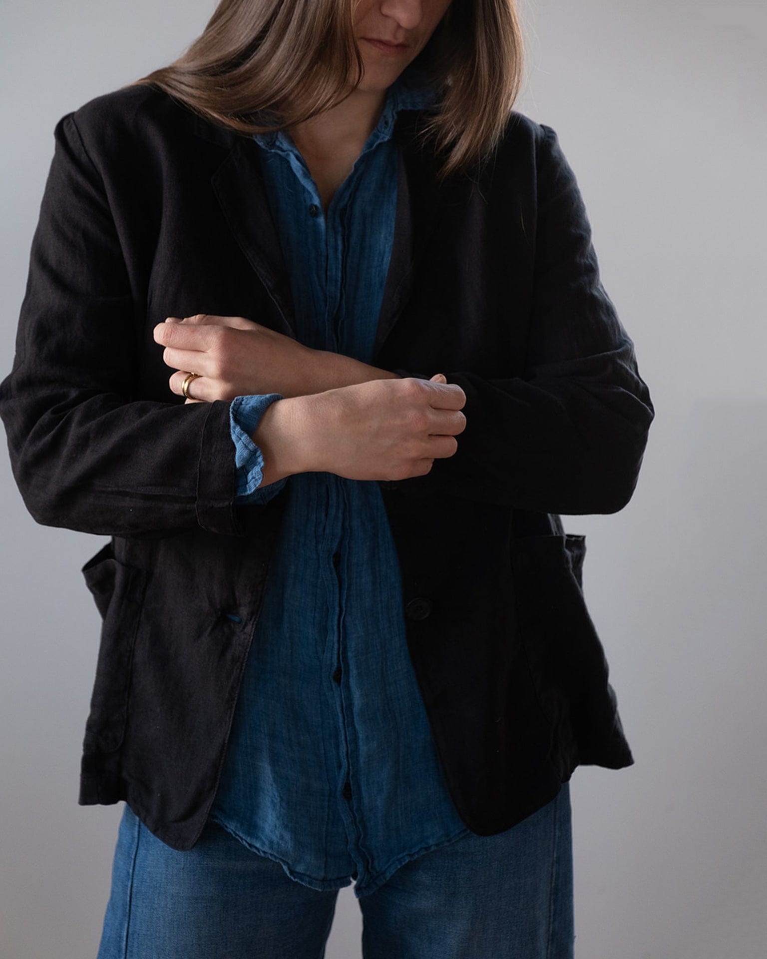 Velvet by Graham & Spencer Iman L/S Blazer in Black