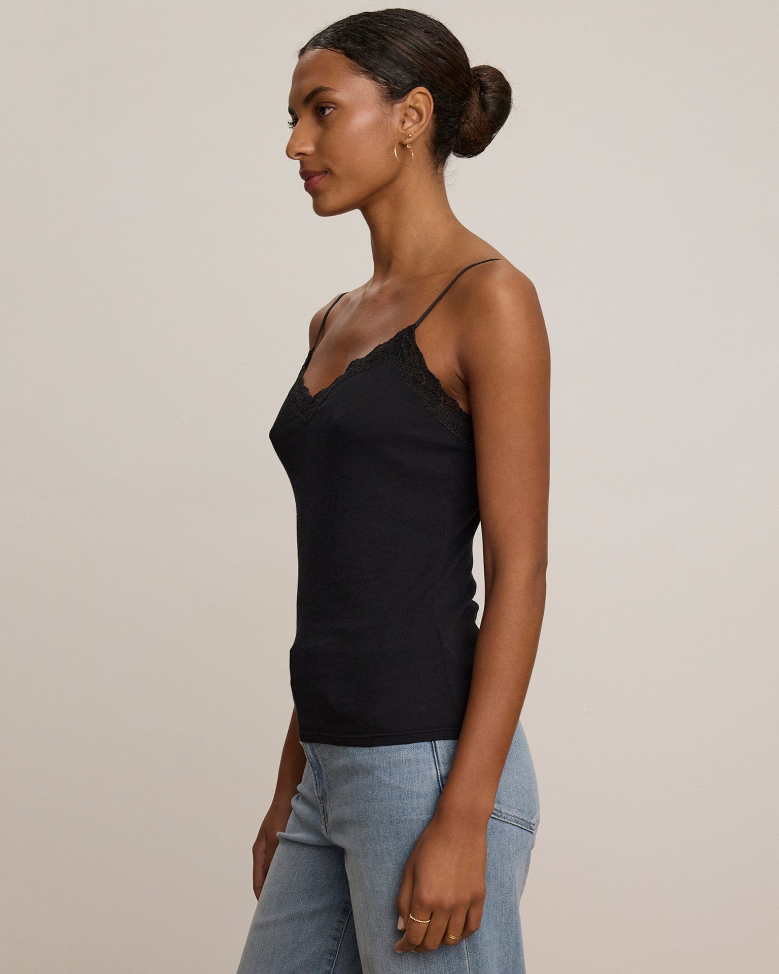 Velvet by Graham & Spencer Indie Lace Cami in Black