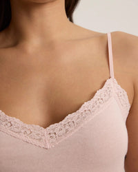Velvet by Graham & Spencer Indie Lace Cami in Ballet