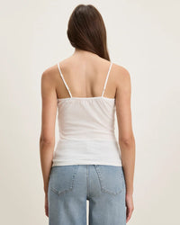 Velvet by Graham & Spencer Clothing Indie Lace Cami in White
