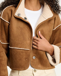 Velvet by Graham & Spencer Kelly Jacket in Tobacco