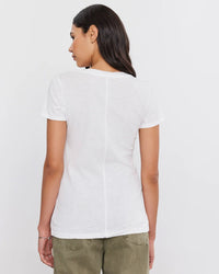 Velvet by Graham & Spencer Lilith V Tee in White