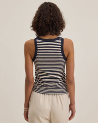 Velvet by Graham & Spencer Lua Tank Top in Navy