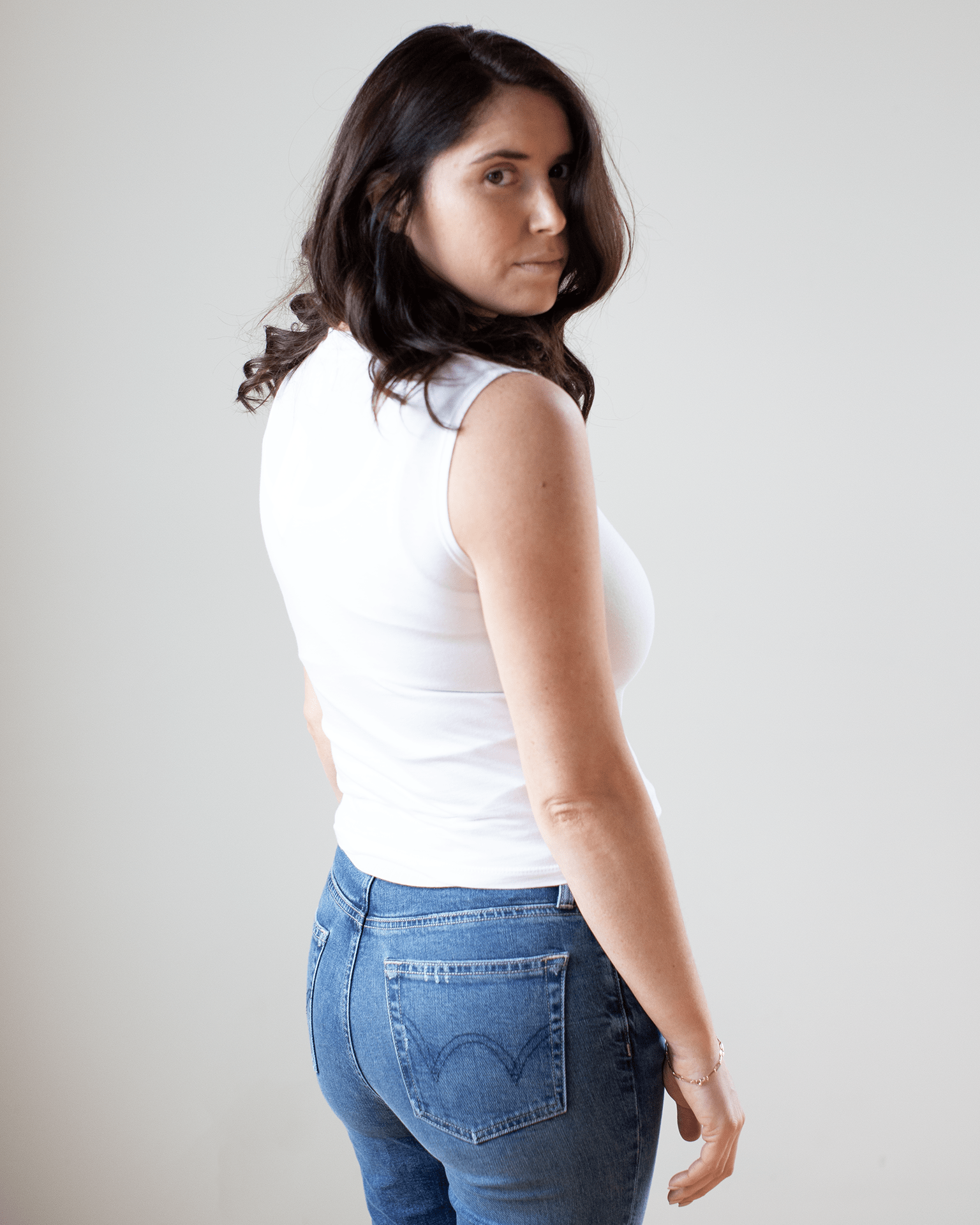 Velvet by Graham & Spencer Magson Tank Top in White