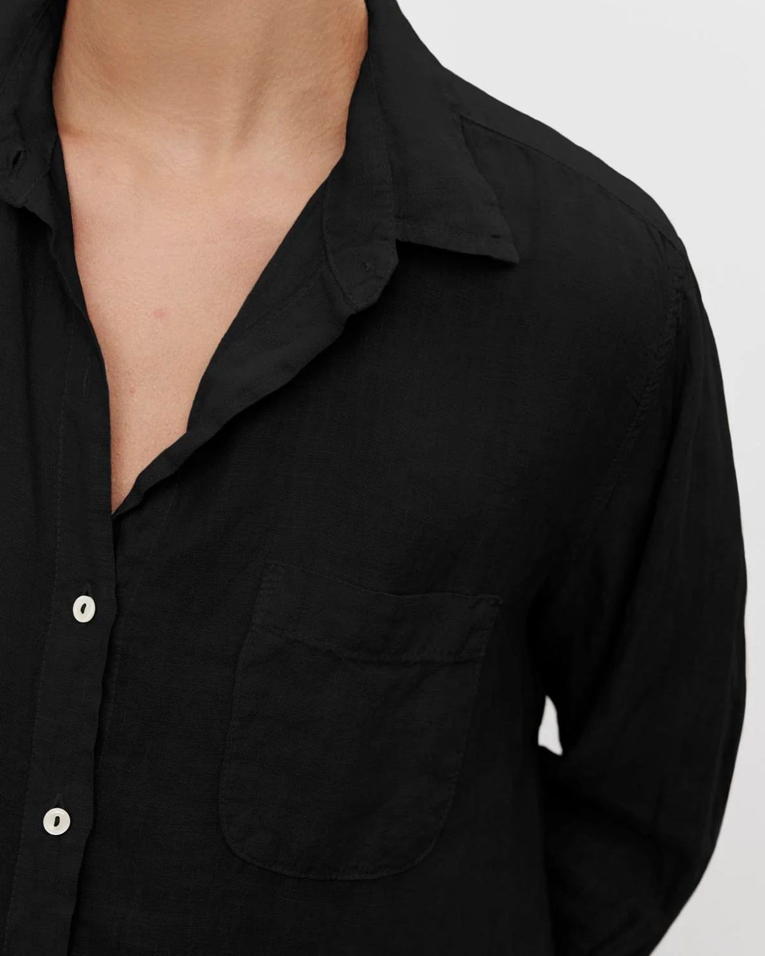 Velvet by Graham & Spencer Mulholland Button Down in Black