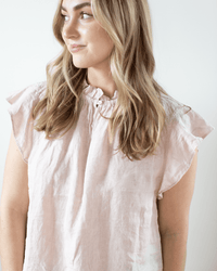 Velvet by Graham & Spencer Semira Sleeveless Ruffle Top in Tutu