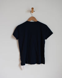 Velvet by Graham & Spencer Sierra S/S Crew Neck Top in Navy