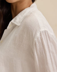 Velvet by Graham & Spencer Sisi L/S Button Top in White
