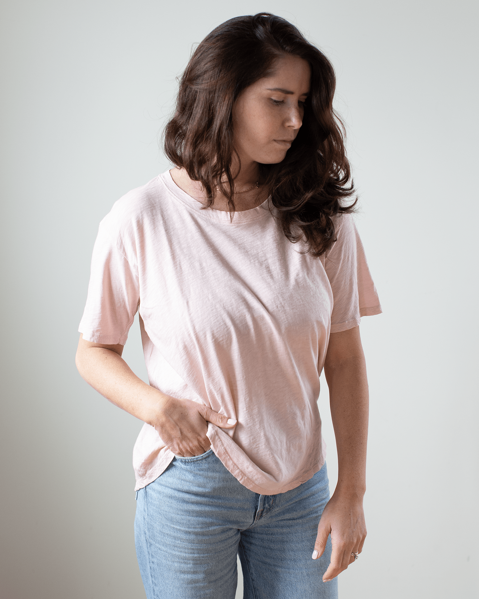 Velvet by Graham & Spencer Tera S/S Tee in Ballet