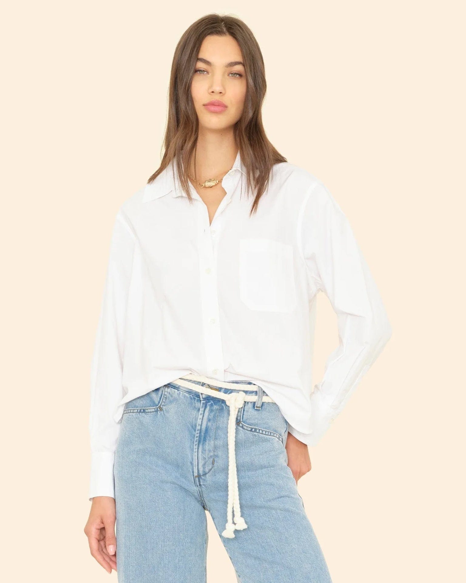 XiRENA Clothing Monroe Shirt in White