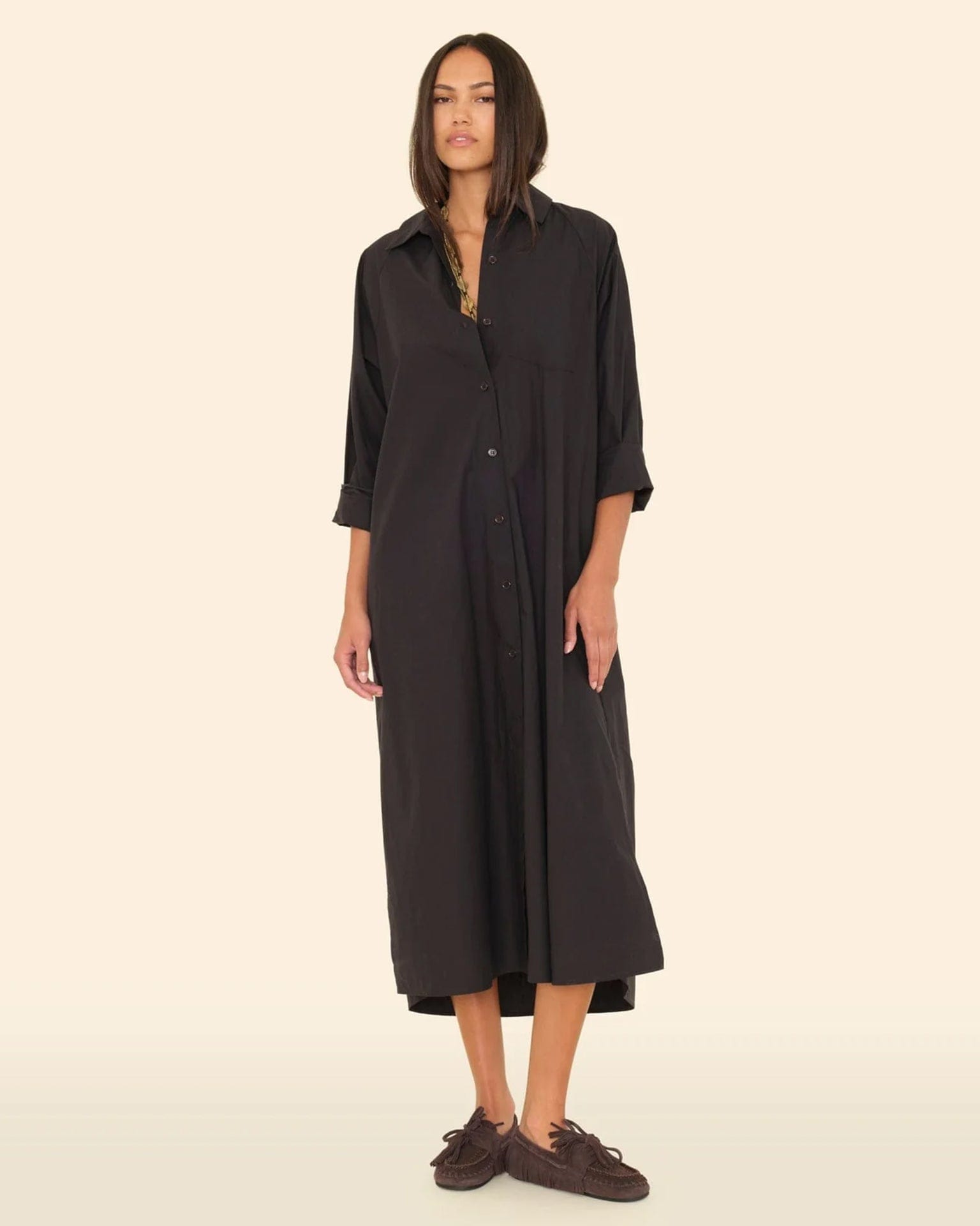 XiRENA Clothing Marfa Dress in Black