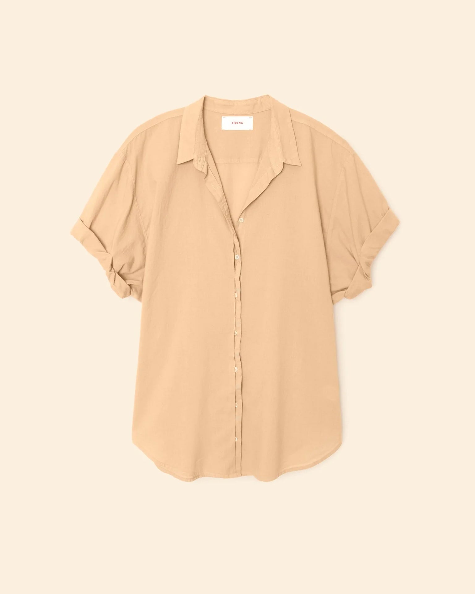 XiRENA Clothing Channing Shirt in Cashew