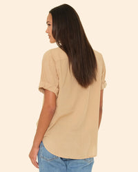 XiRENA Channing Shirt in Cashew