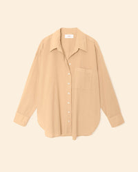 XiRENA Clothing Sydney Shirt in Cashew