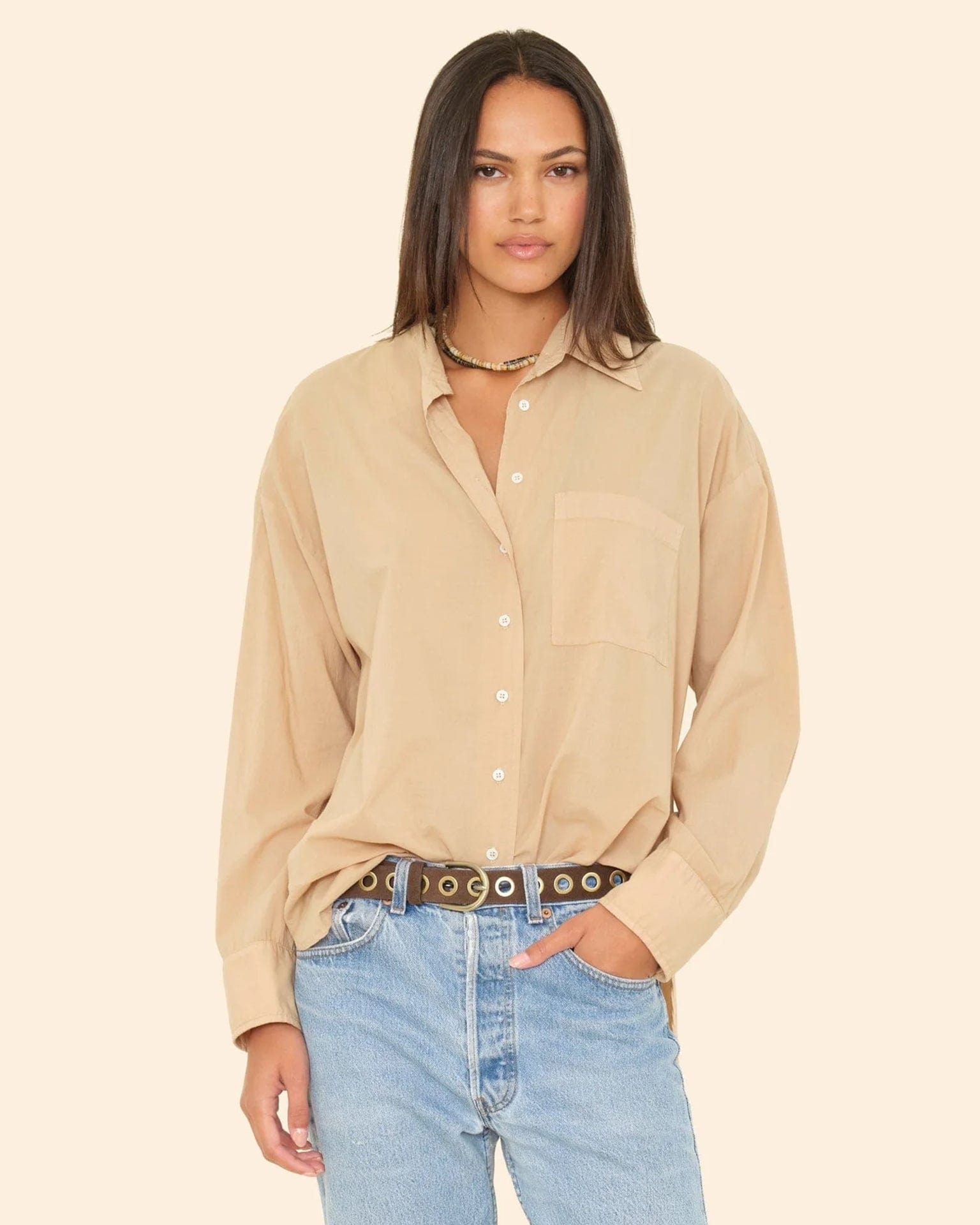 Sydney Shirt in Cashew