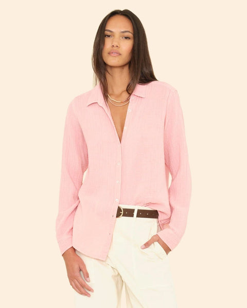 XiRENA Scout Shirt In Pink Rose - Bliss Boutiques