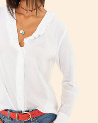 XiRENA Clothing Kayde Shirt In White