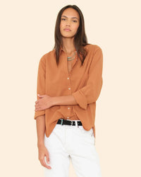 XiRENA Clothing Beau Shirt In Ginger