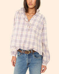 XiRENA Clothing Caspian Top In Grey Mist