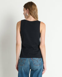 Hailey Tank in Jet Black - Bliss Boutiques