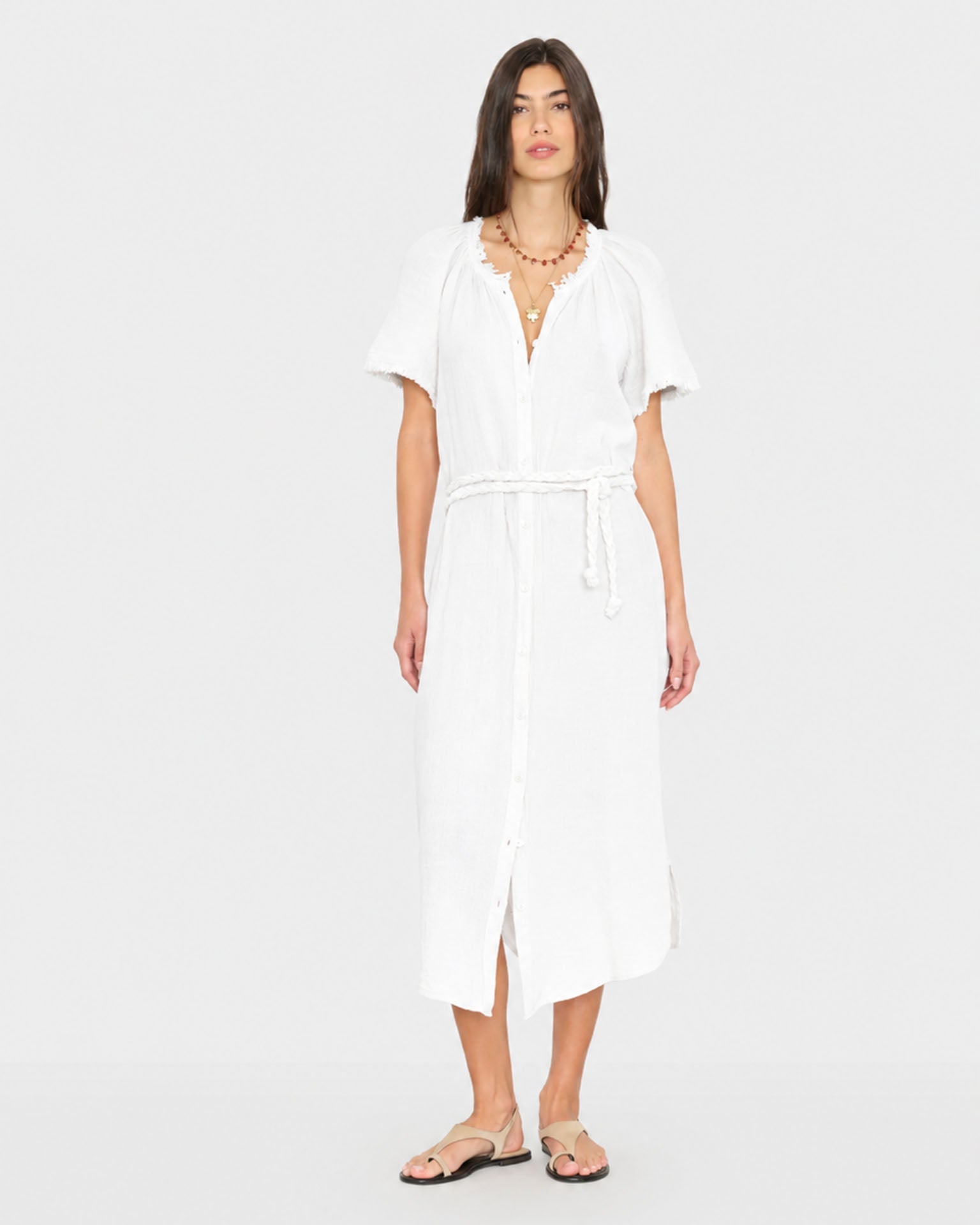 Alyssa Dress in White