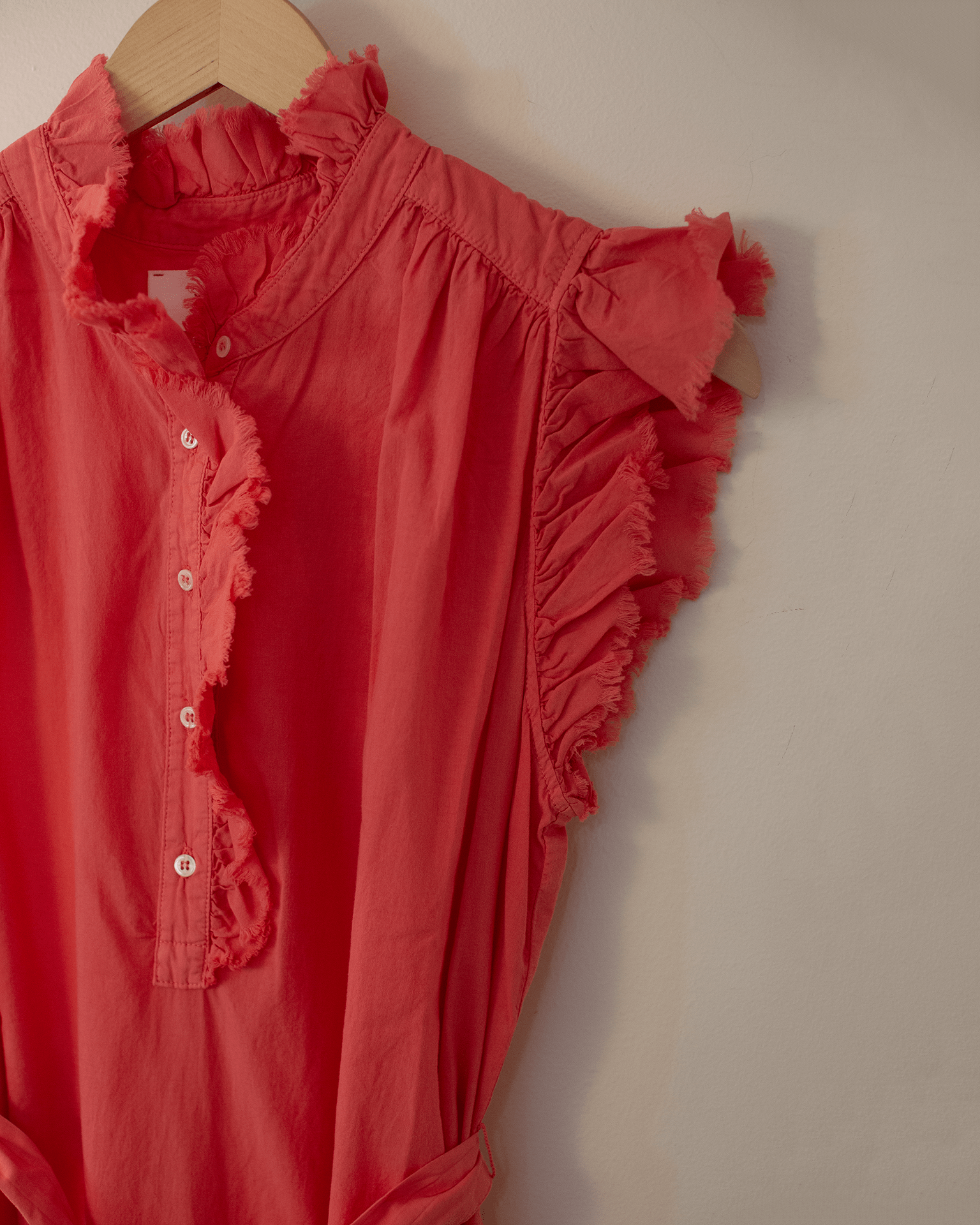 XiRENA April Dress in Sun Kiss Coral