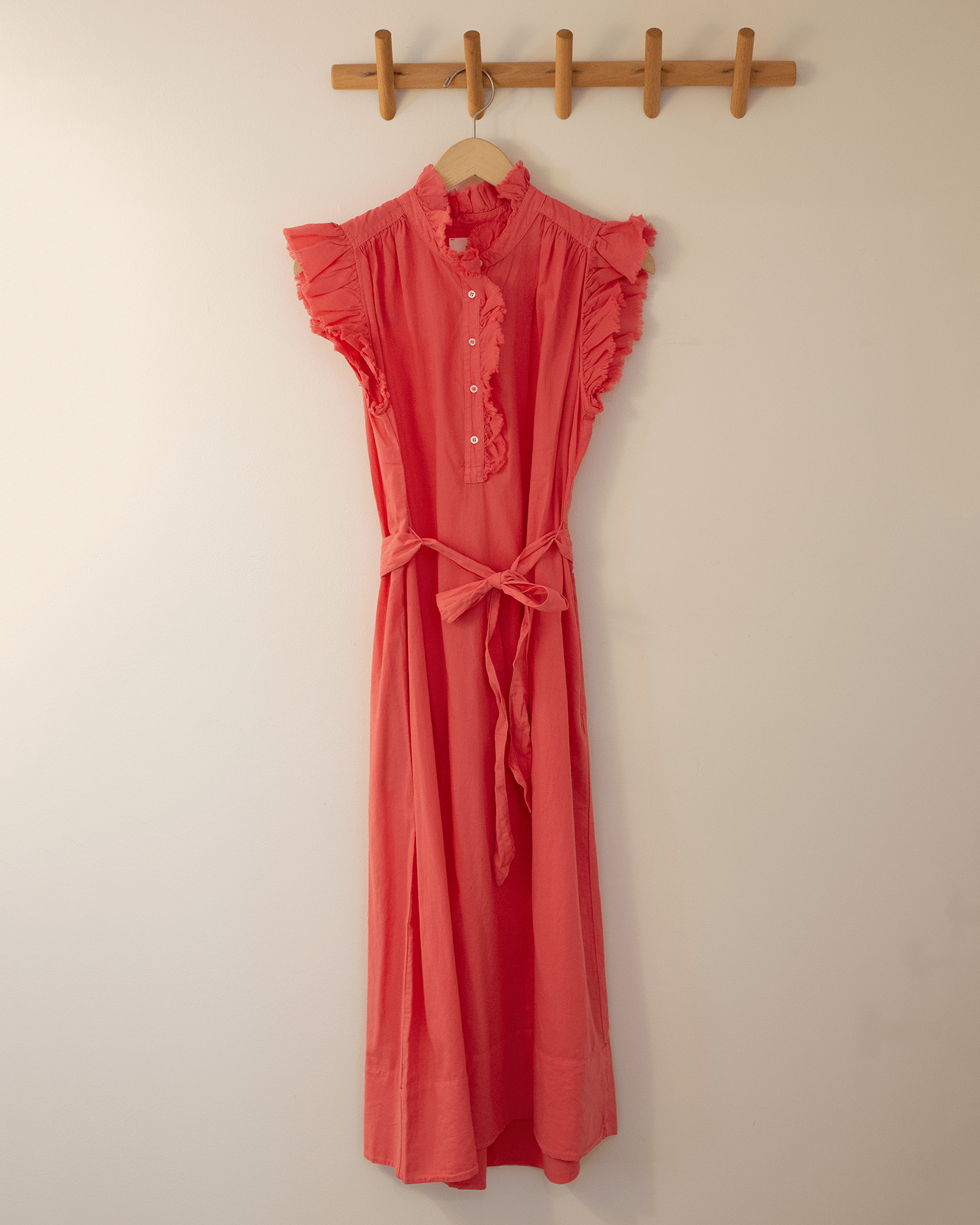 XiRENA April Dress in Sun Kiss Coral