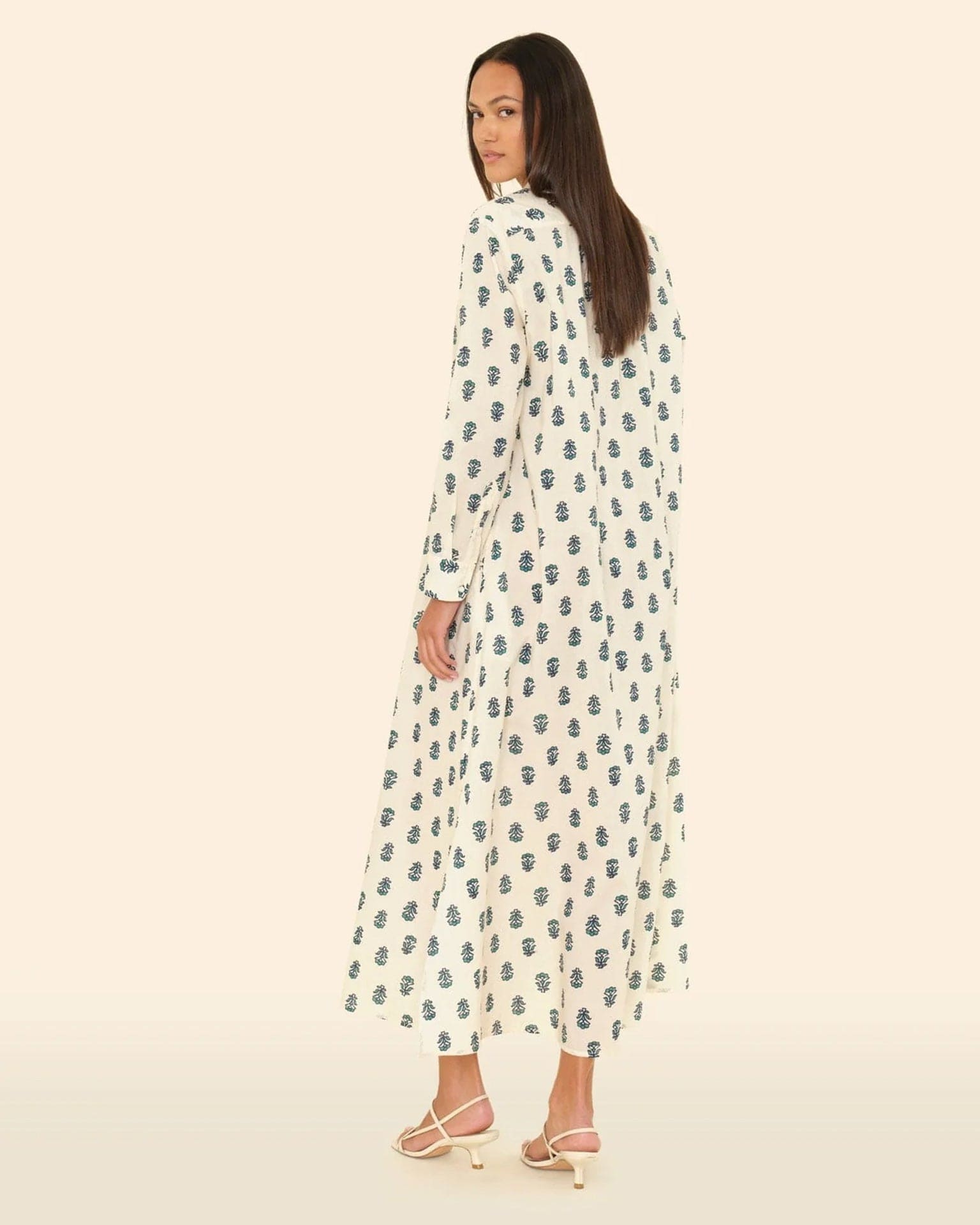 XiRENA Boden Dress in Clover Stamp