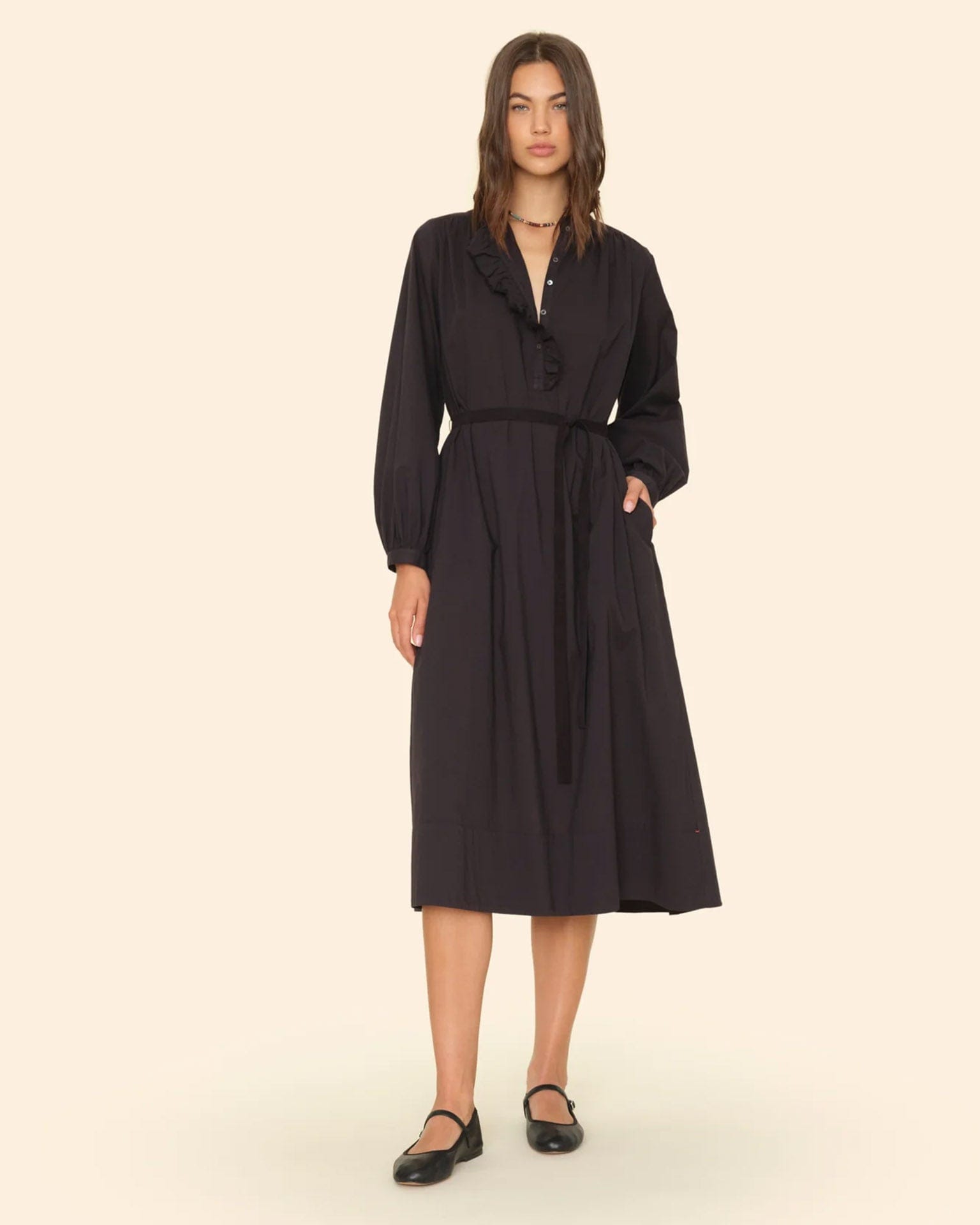 XiRENA Caspy Dress in Black - Bliss Boutiques XiRENA Caspy Dress in Black - Bliss Boutiques