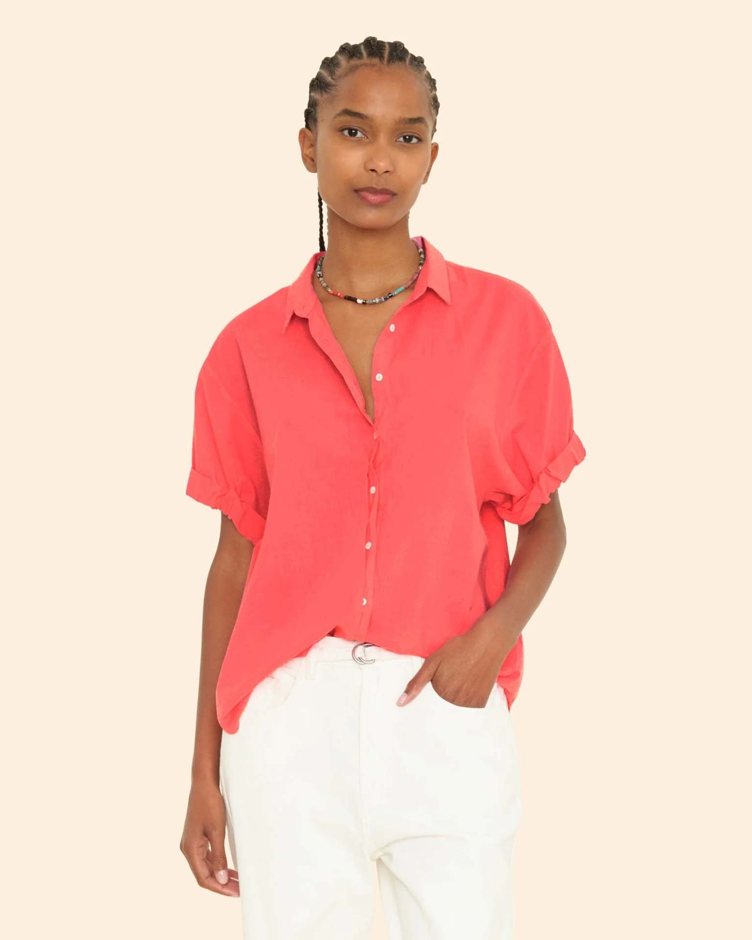 XiRENA Channing Shirt in Clambake Red