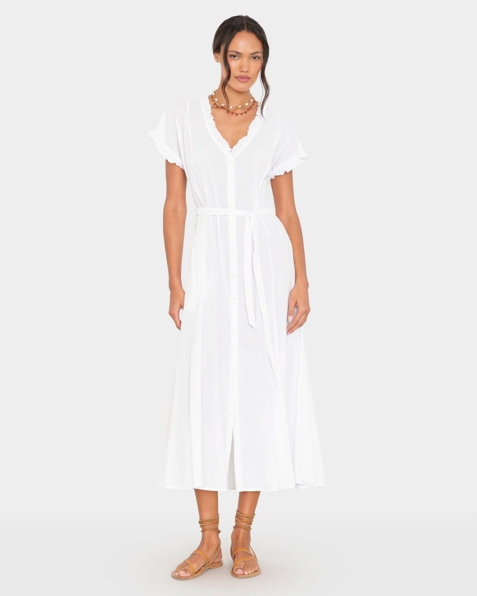 Dixie Dress in White