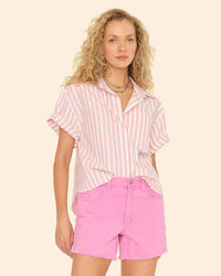 XiRENA Drake Shirt in Pink Sorbet