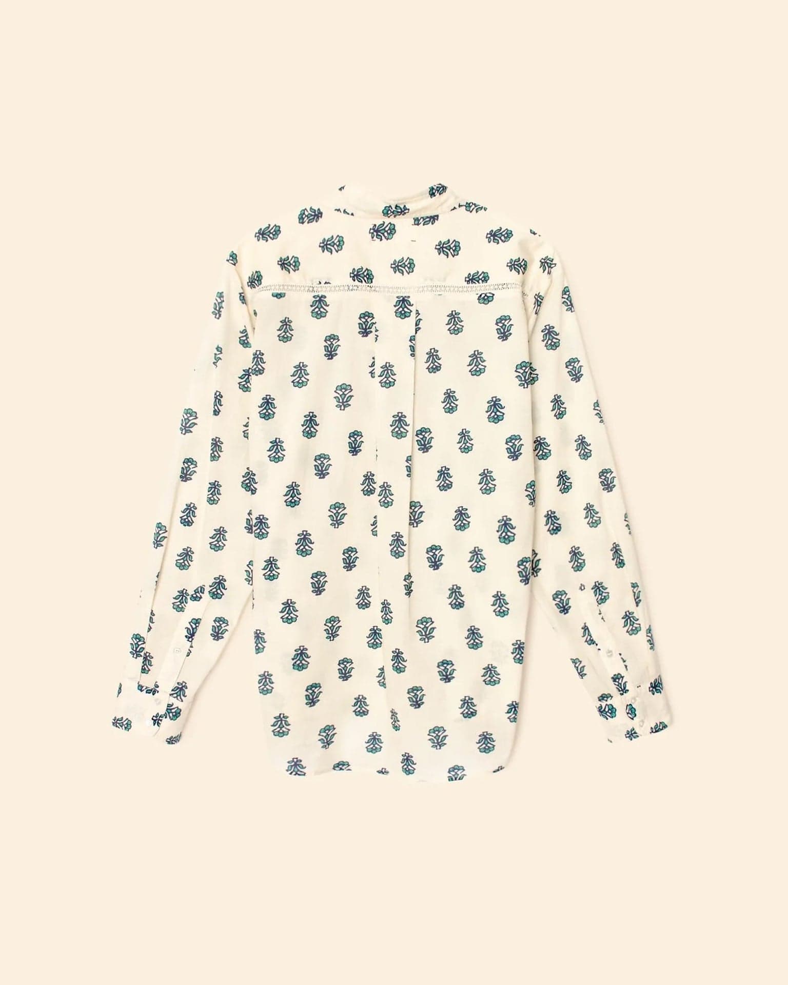 XiRENA Emmie Shirt in Clover Stamp