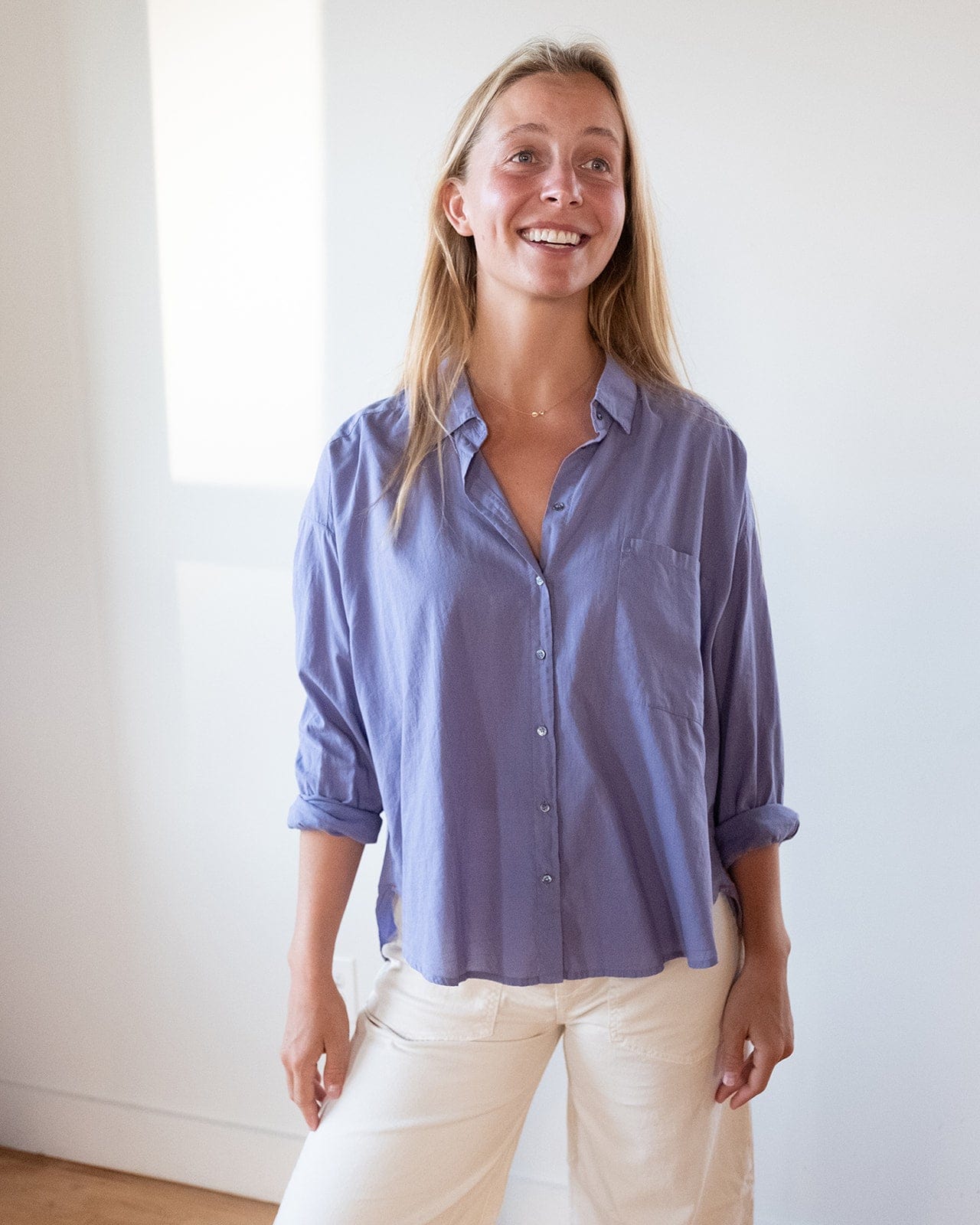 XiRENA Jordy Shirt in Purple Storm