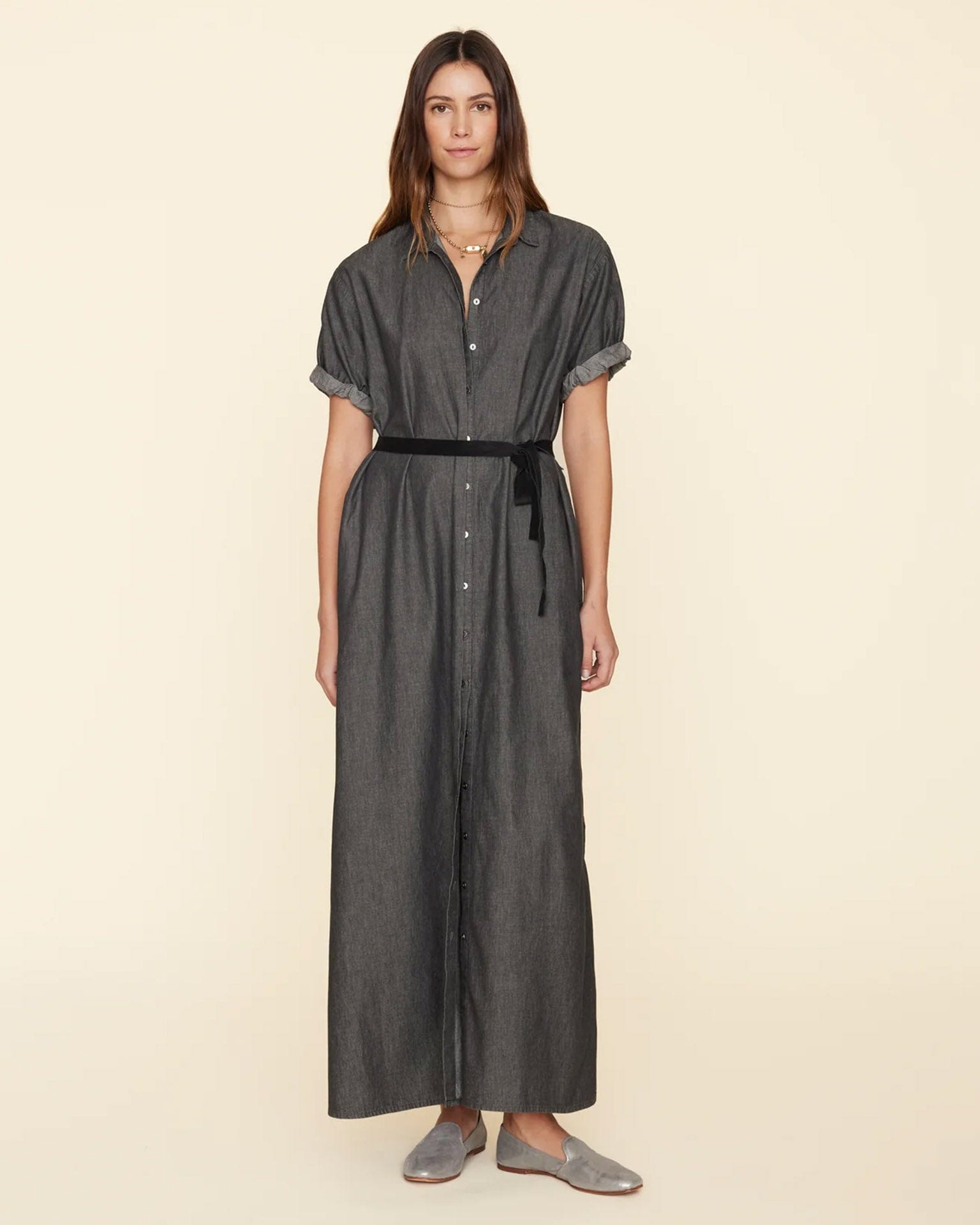 XiRENA Linnet Dress in Graphite