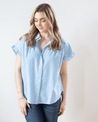 XiRENA Noah Shirt in Myrtle Blue