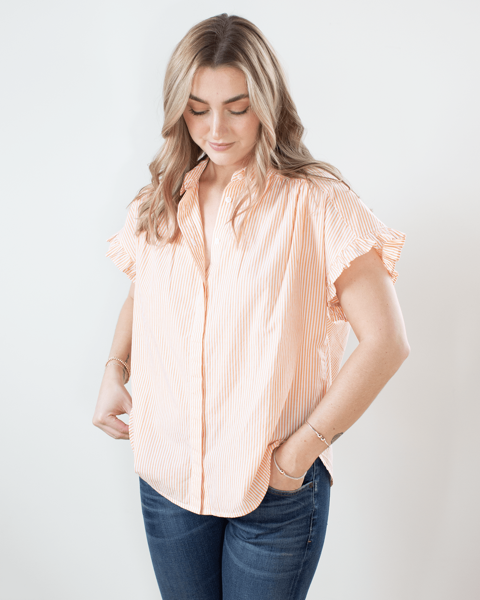 XiRENA Noah Shirt in Tangerine
