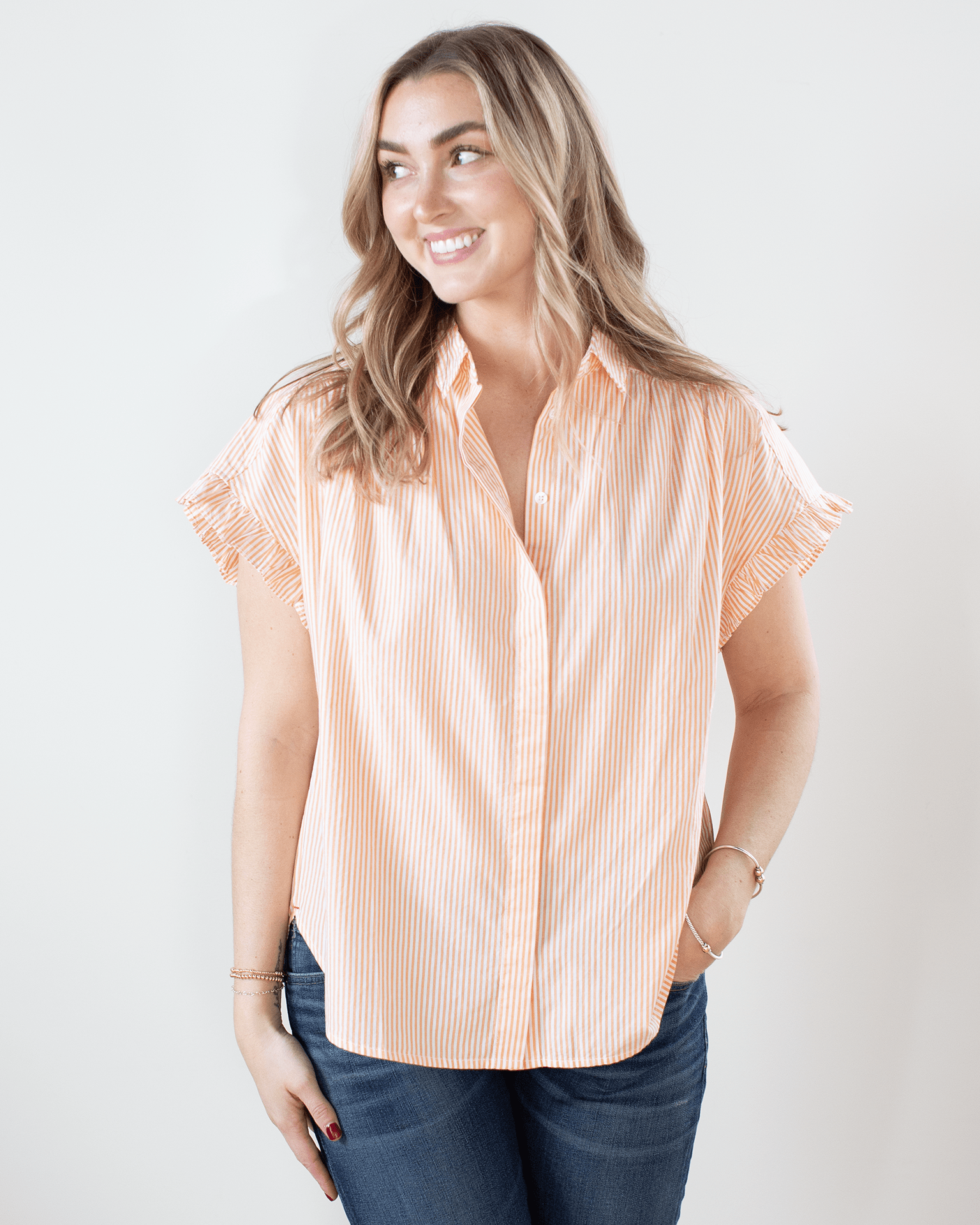 XiRENA Noah Shirt in Tangerine