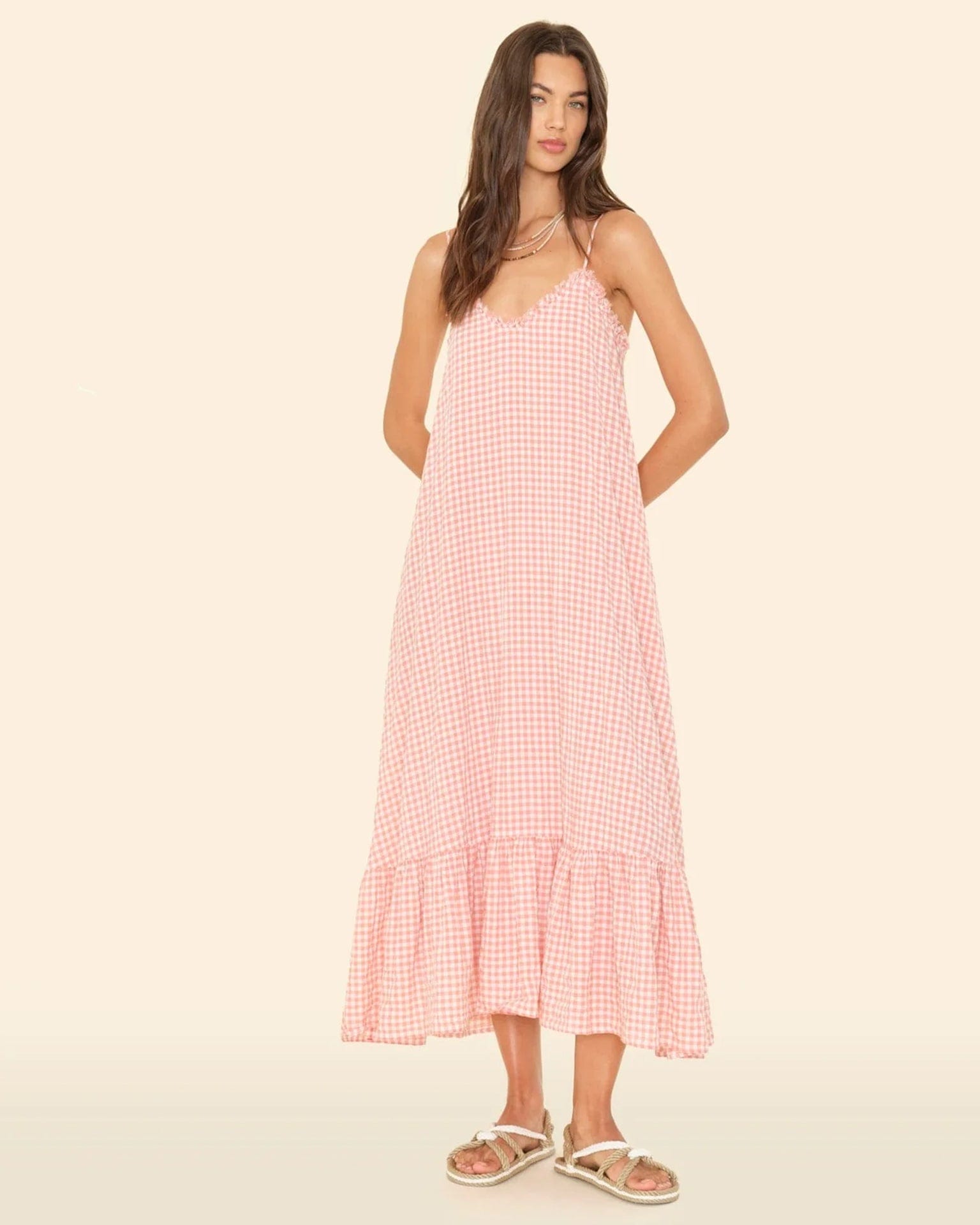 XiRENA Taytum Dress in Shell Pink